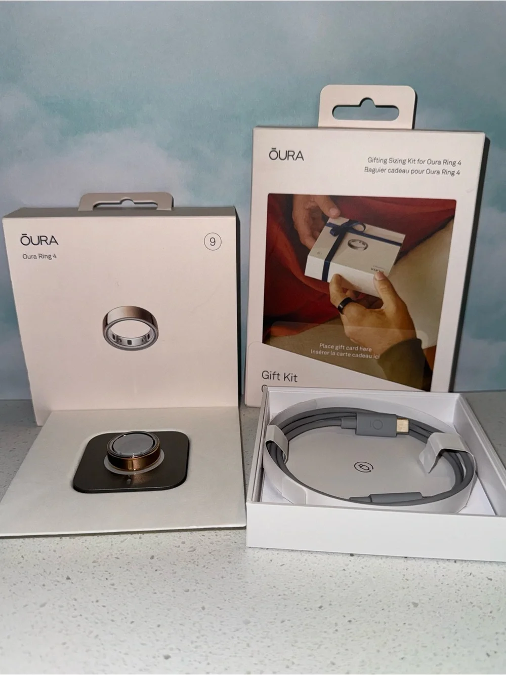 Rose Gold Oura Ring 4th Generation - Size 9